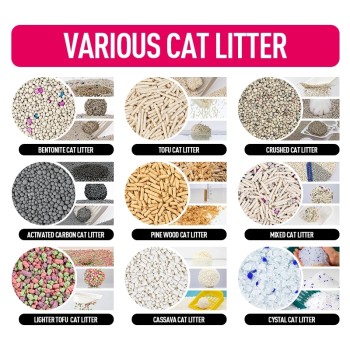 OEM ODM Catlitter Factory Wholesale Customized Fragrances Broken Ball Shaped Clumping Cat Litter Sand
