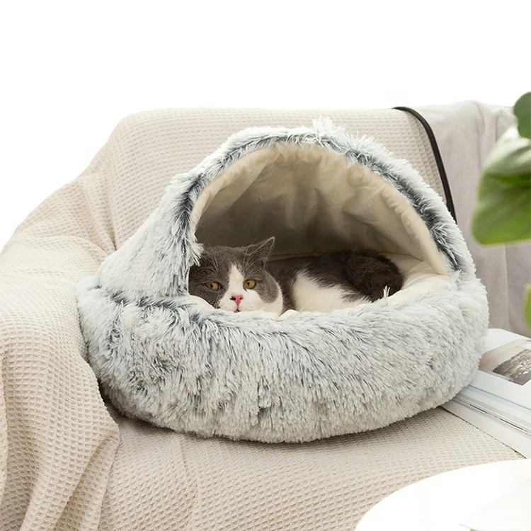 High Quality Custom Large Cave Sofa Round Cat Dog Bed Pet Furniture
