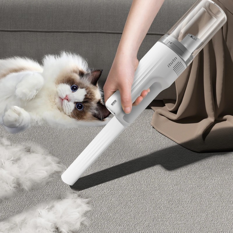 Wireless Portable Electric Dog Pet Brushes Comb Grooming Hair Removal Vacuum Cleaner Dog Vacuum Grooming Dog Grooming Vacuum Kit