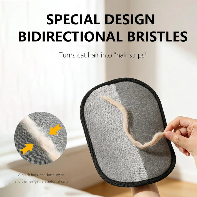 Reusable Cat Hair Removal Tool Portable Pet Grooming Gloves for Dogs Eco-Friendly Easy to Use Electrostatic Pet Gloves Wipes