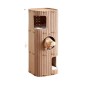 Enclosed Cat House Indoor Green Cat Climbing Frame Nest Cat Bed
