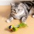 Fashion Bird Interactive Cat Toy Set Chirping Motion-Activated Flappy Bird with Catnip Soft Plush Feather Made of Durable Nylon