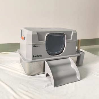 Heavy-Duty Stainless Steel Cat Litter House   Fully Enclosed  Easy Clean  Ultra Private