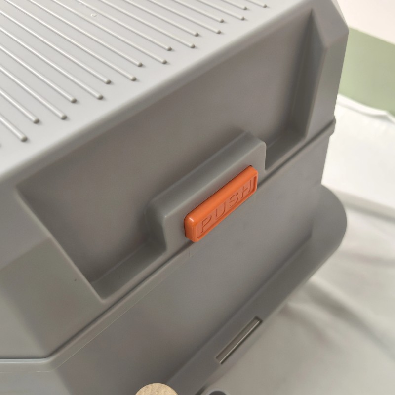 Heavy-Duty Stainless Steel Cat Litter House   Fully Enclosed  Easy Clean  Ultra Private