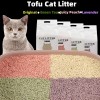 Juicepet 6L Stock Cat Litter Easy Clean 5 Flavors Dust-Free Scented Flushable Clumping Broken Biodegradable Tofu Cat Litter