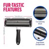Custom Reusable Portable Multi-Surface Plastic Lint Roller for Pet Hair and Fur Removal Cat and Dog Furniture Grooming Tool