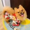 Spring Summer Clothes for Cat Dog Japanese Style Pet Clothing Kimono for Small Medium Dogs Shiba Inu Corgi Puppy Costume Outfit