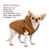 Thick Puppy Hooded Jacket for Small Medium Dogs Cats Winter Waterproof Dog Coat Clothes Soft Fleece Chihuahua Pug Pet Outfits
